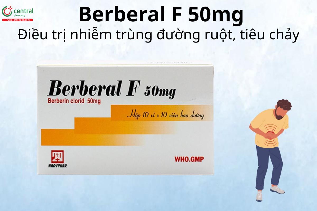 Chỉ định của thuốc Berberal F 50mg