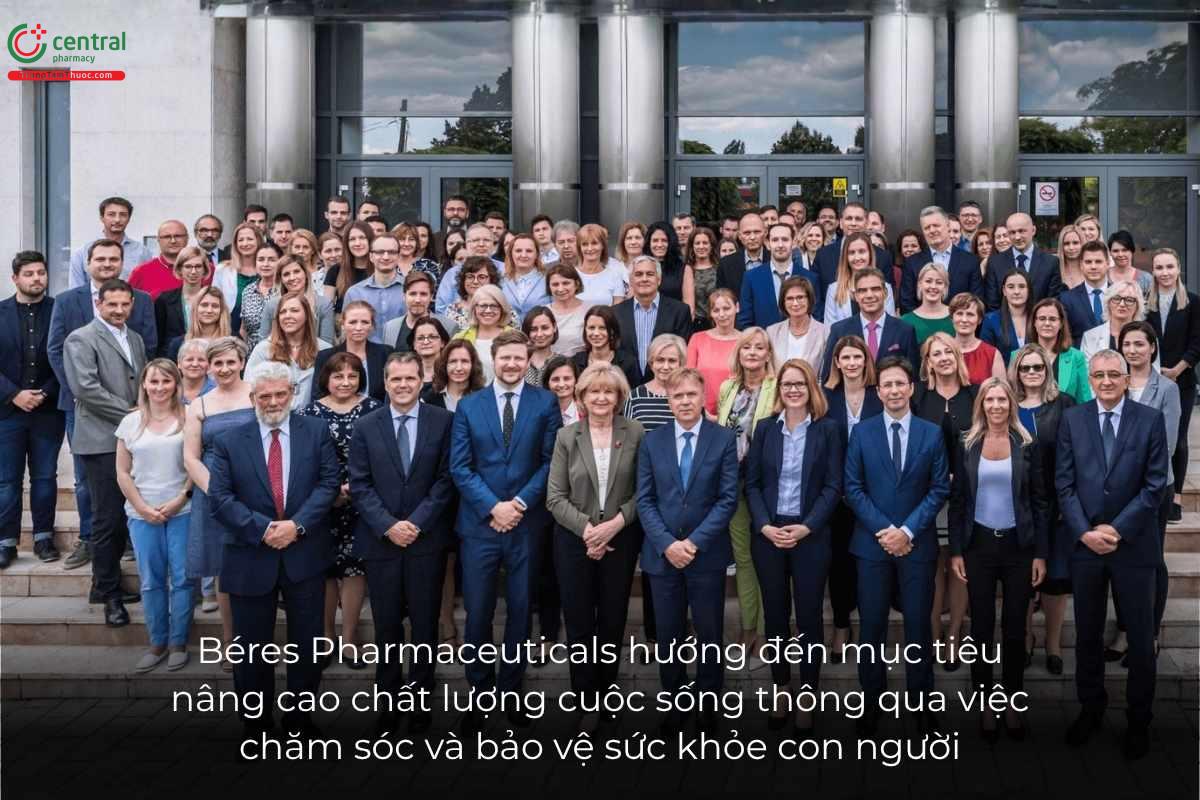 Béres hướng đến mục tiêu nâng cao chất lượng cuộc sống thông qua việc chăm sóc và bảo vệ sức khỏe con người
