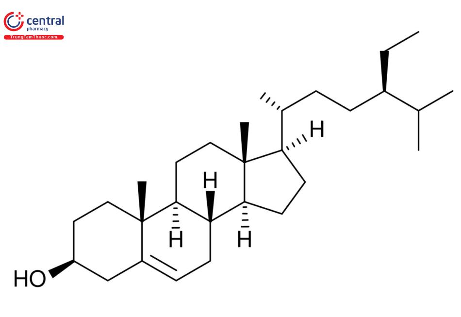 Công thức cấu tạo của Beta Sitosterol