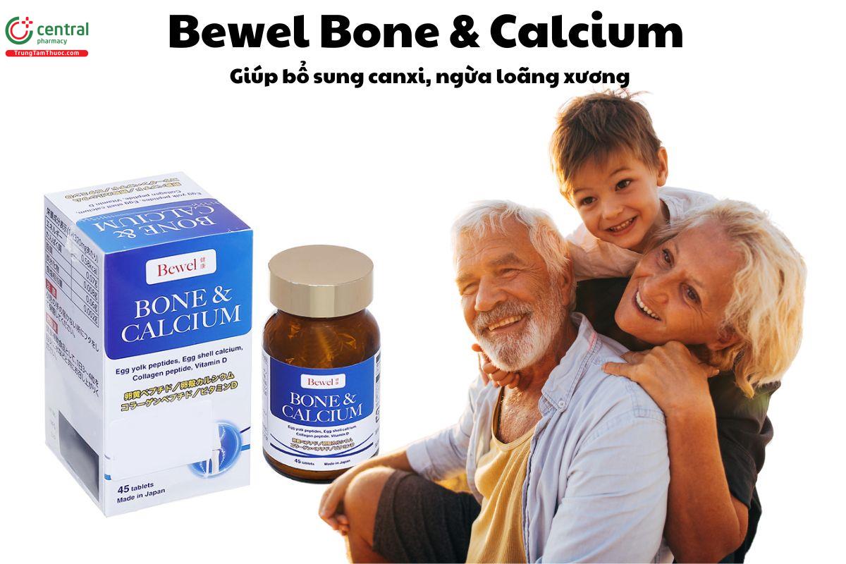 Bewel bone & calcium - Bổ sung canxi giúp xương và răng chắc khỏe