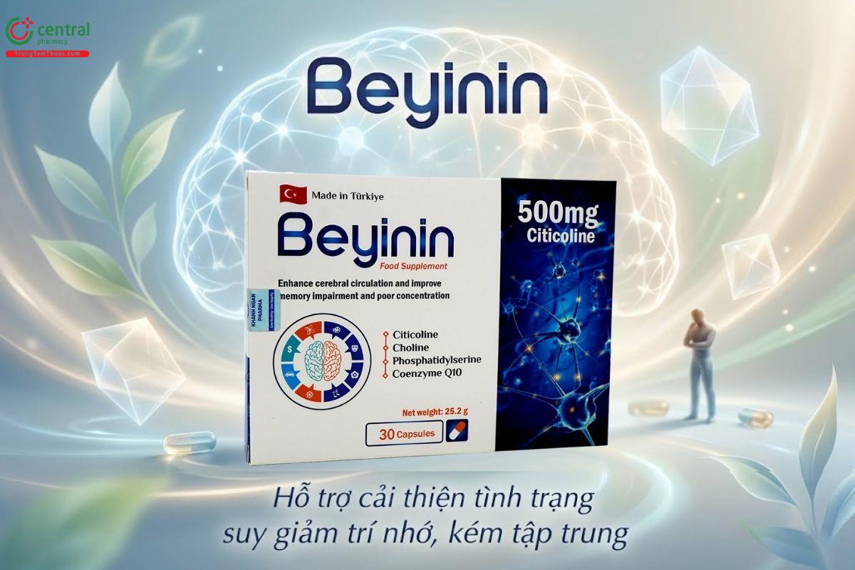Beyinin cải thiện suy giảm trí nhớ và sự giảm tập trung