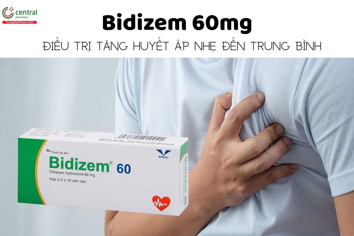 Thuốc Bidizem 60mg - Điều trị tăng huyết áp nhẹ đến trung bình