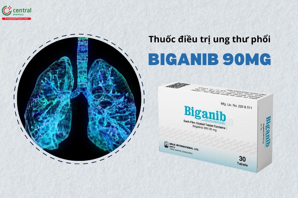 Thuốc Biganib 90mg điều trị ung thư phổi không phải tế bào nhỏ di căn