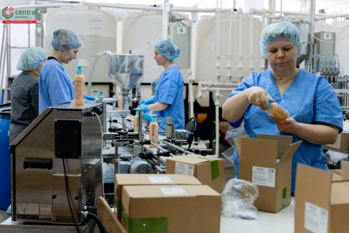 Quy trình sản xuất đạt tiêu chuẩn 