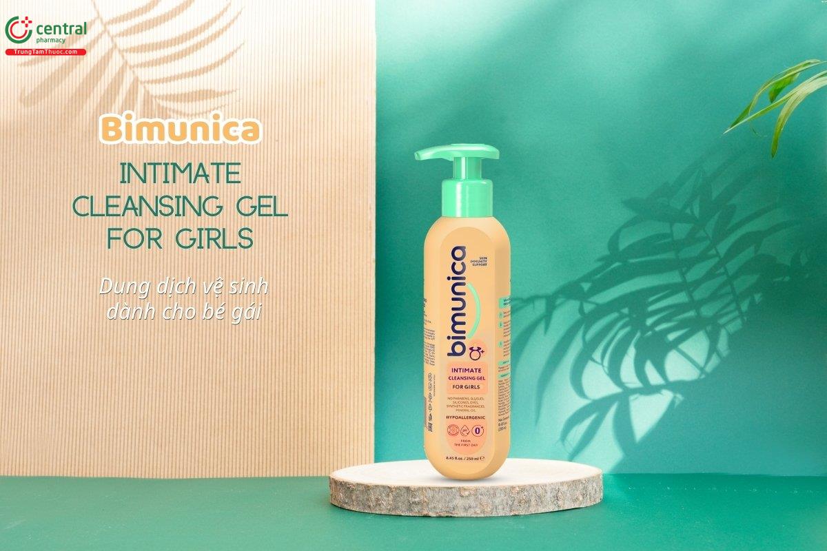 Bimunica Intimate Cleansing Gel for Girls hỗ trợ làm sạch vùng kín cho trẻ