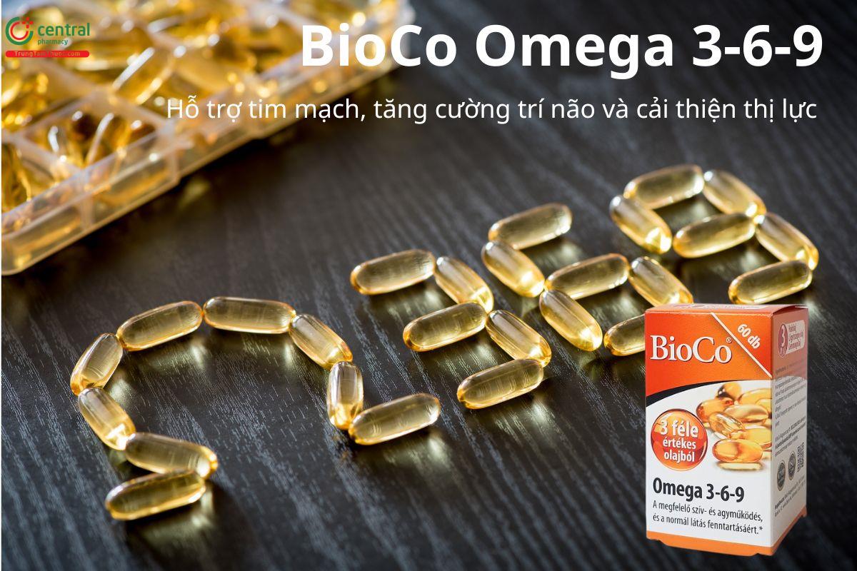 BioCo Omega 3-6-9 hỗ trợ tim mạch, tăng cường trí não, cải thiện trí nhớ