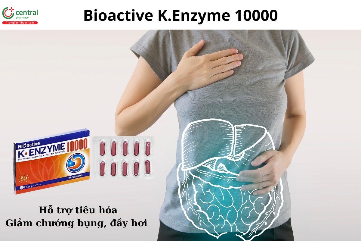 Bioactive K.Enzyme 10000 hỗ trợ tiêu hóa, giảm chướng bụng, đầy hơi