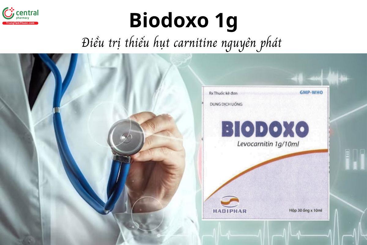 Thuốc Biodoxo 1g - Điều trị thiếu hụt carnitine nguyên phát 