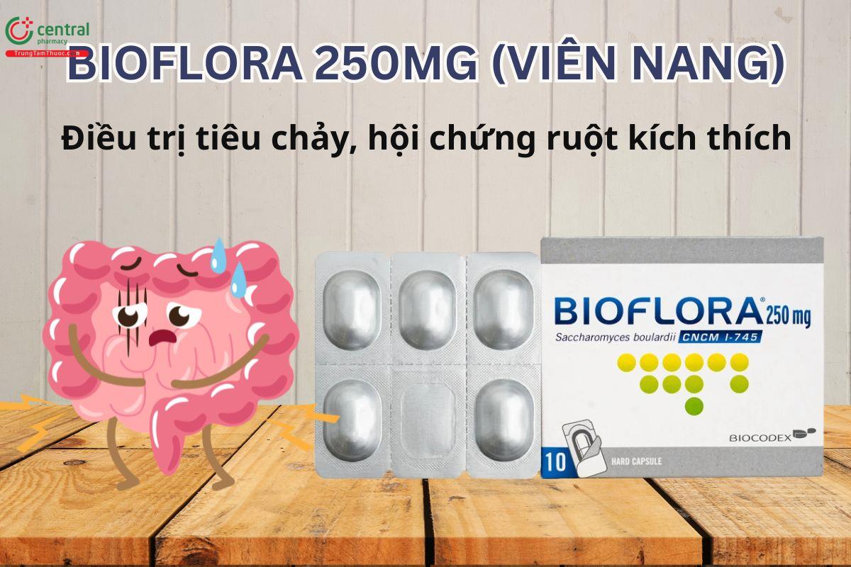 Thuốc Bioflora 250mg được dùng cho trường hợp tiêu chảy và hỗ trợ điều trị hội chứng ruột kích thích