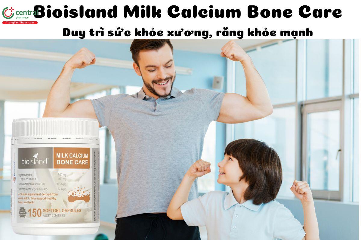 Milk Calcium Bone Care - Duy trì xương răng chắc khỏe