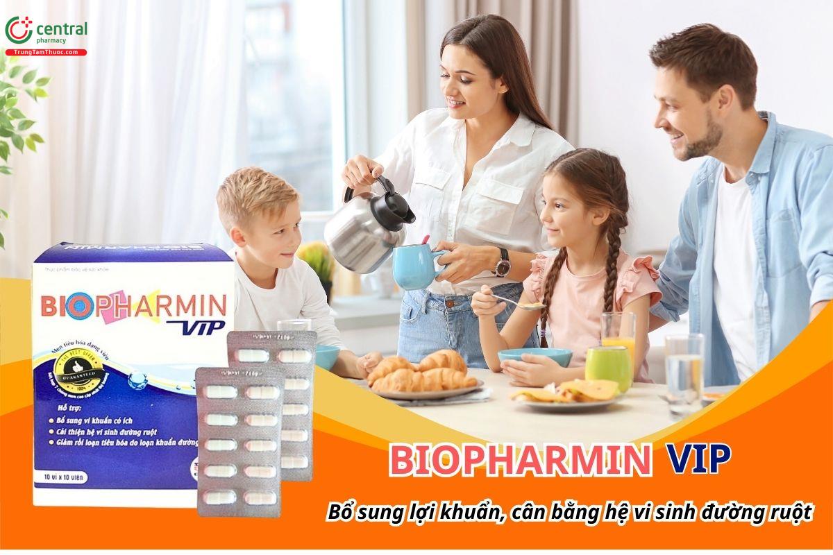 Biopharmin Vip hỗ trợ bổ sung lợi khuẩn, giúp cân bằng hệ vi sinh đường ruột