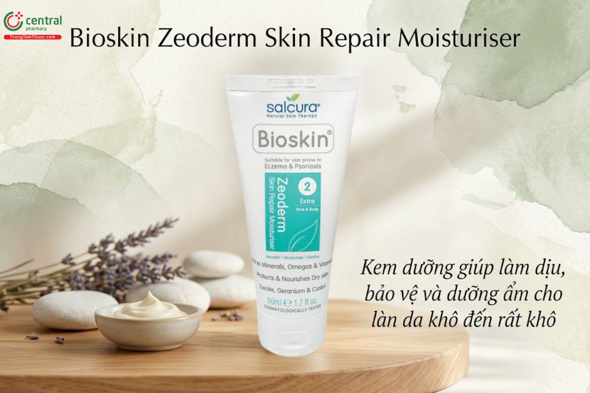 Bioskin Zeoderm Skin Repair Moisturiser làm dịu da, cho da mềm mịn