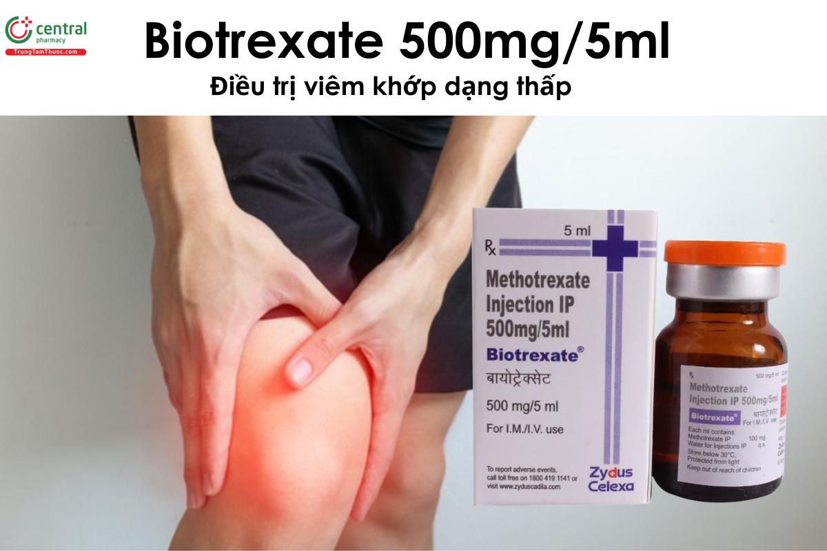 Thuốc Biotrexate 500mg/5ml - điều trị viêm khớp dạng thấp mức độ nặng