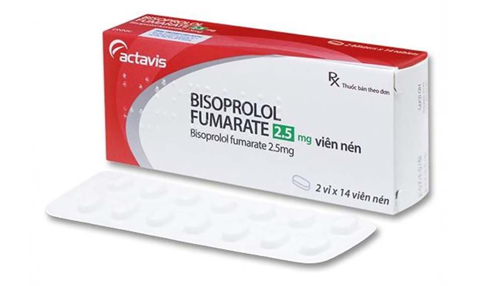 Thuốc Bisoprolol Fumarate 2,5 mg
