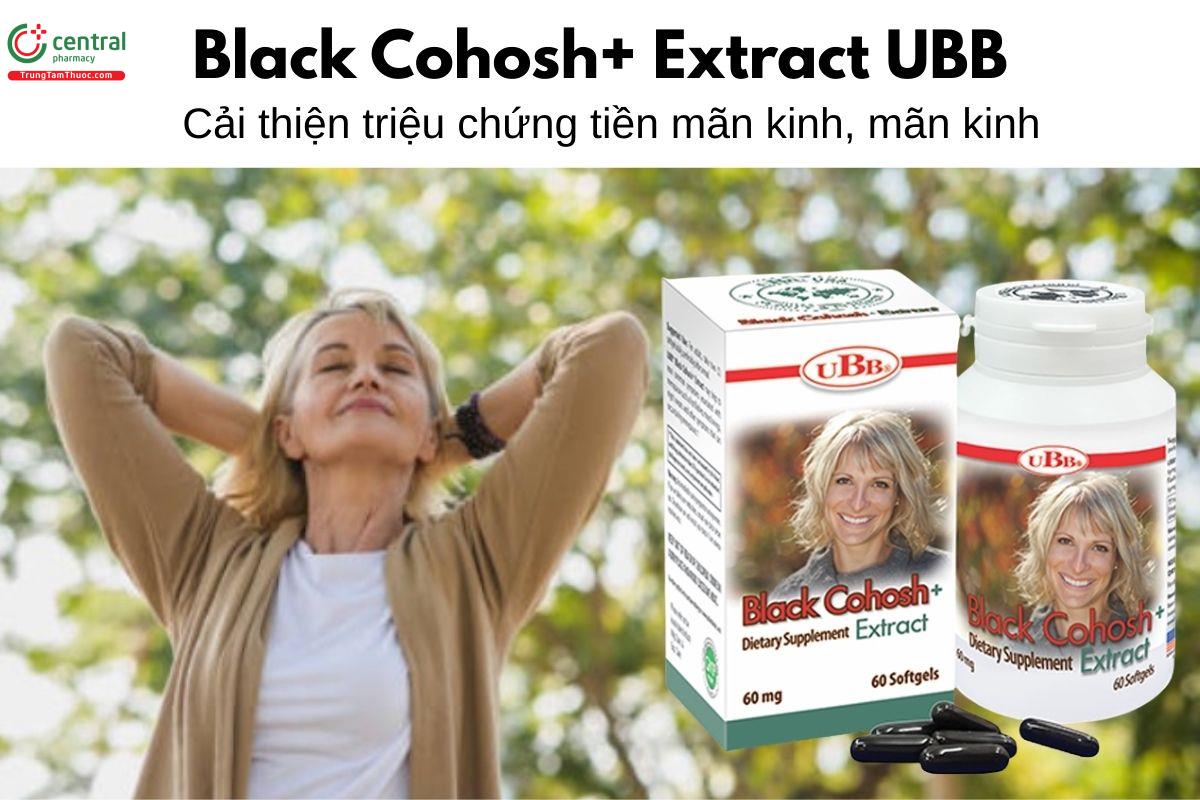 Black Cohosh+ Extract UBB - Cải thiện triệu chứng tiền mãn kinh, mãn kinh