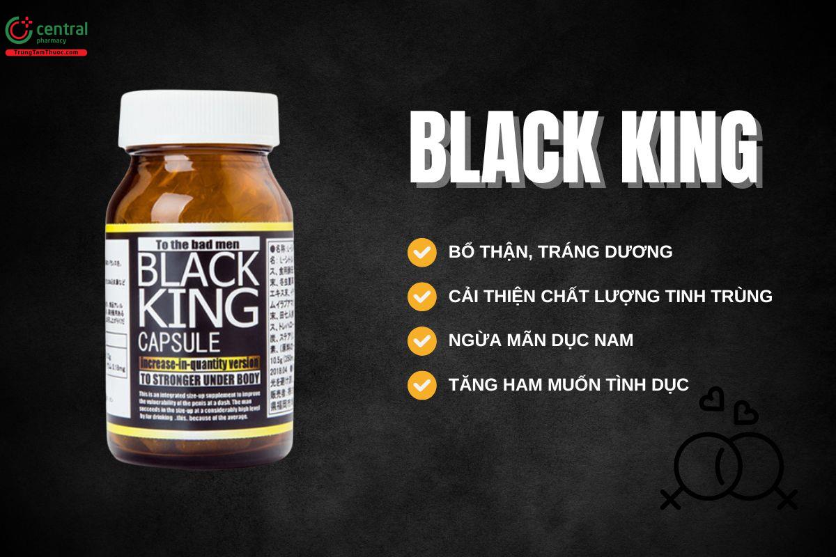 Black King hỗ trợ điều trị rối loạn cương dương và xuất tinh sớm