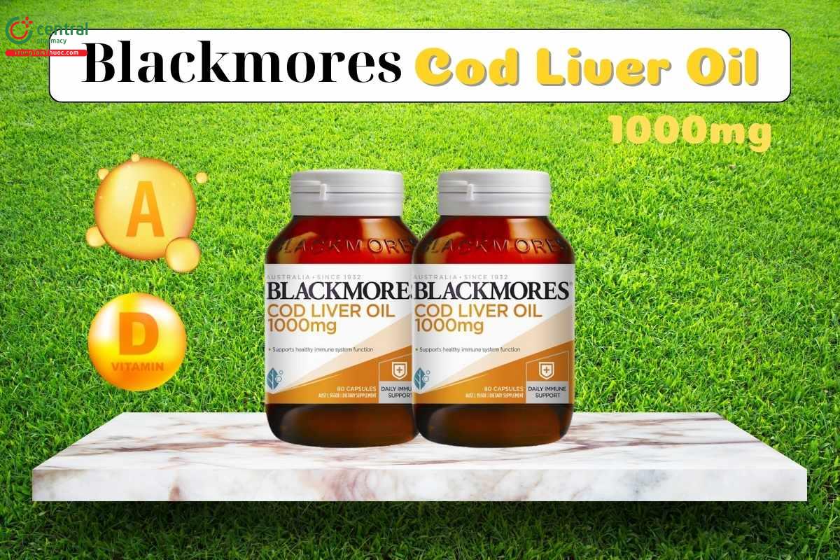 Viên uống dầu gan cá tuyết Úc Blackmores Cod Liver Oil 1000mg  là một nguồn dầu gan cá tuyết tự nhiên, chứa các vitamin A và D