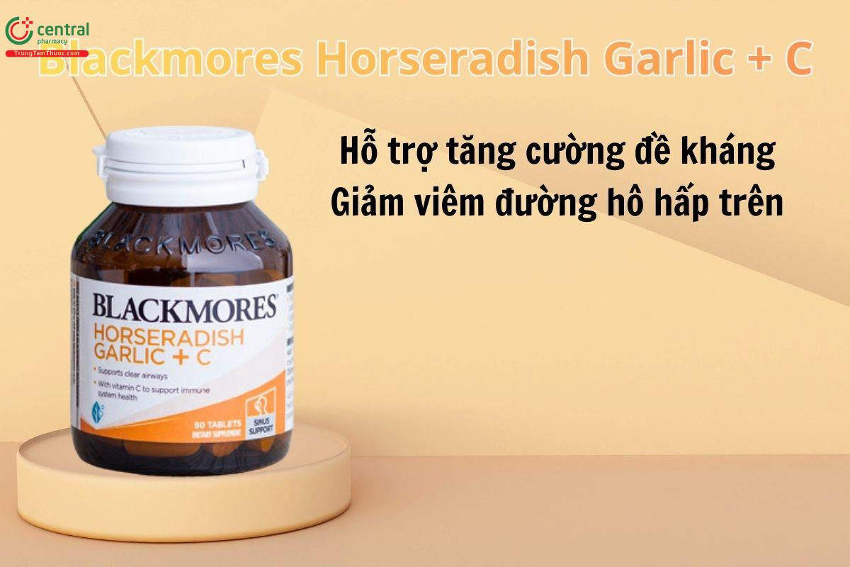 Blackmores Horseradish Garlic + C hỗ trợ chức năng miễn dịch cho cơ thể