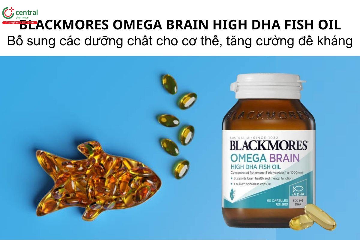 Blackmores Omega Brain High DHA Fish Oil - Nâng cao sức khỏe não bộ