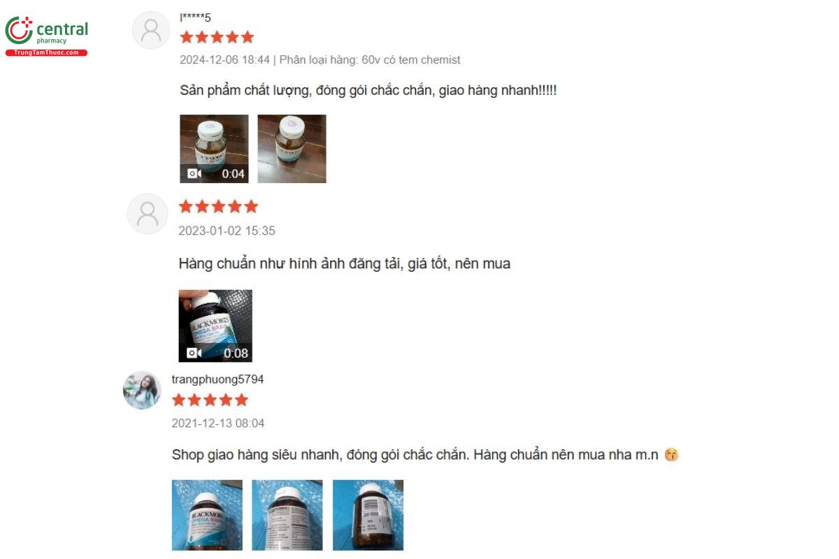 Đánh giá về sản phẩm từ khách hàng