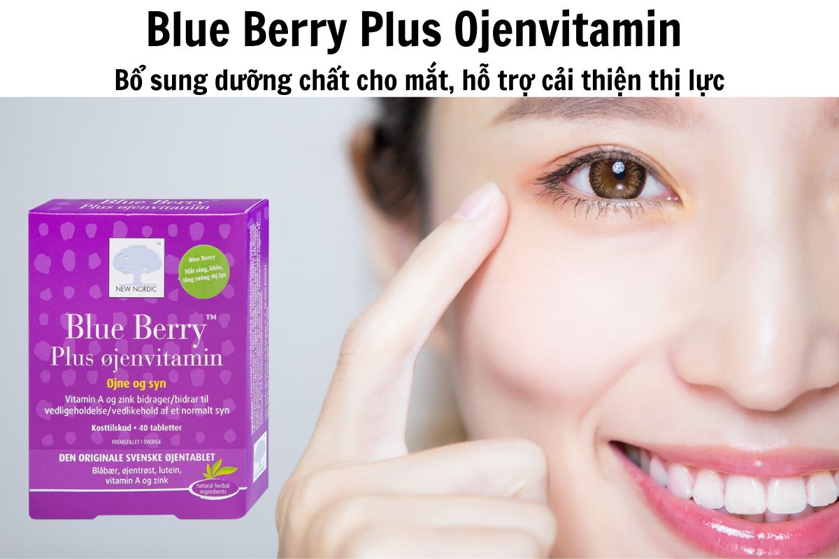 Tác dụng của Blue Berry Plus Ojenvitamin