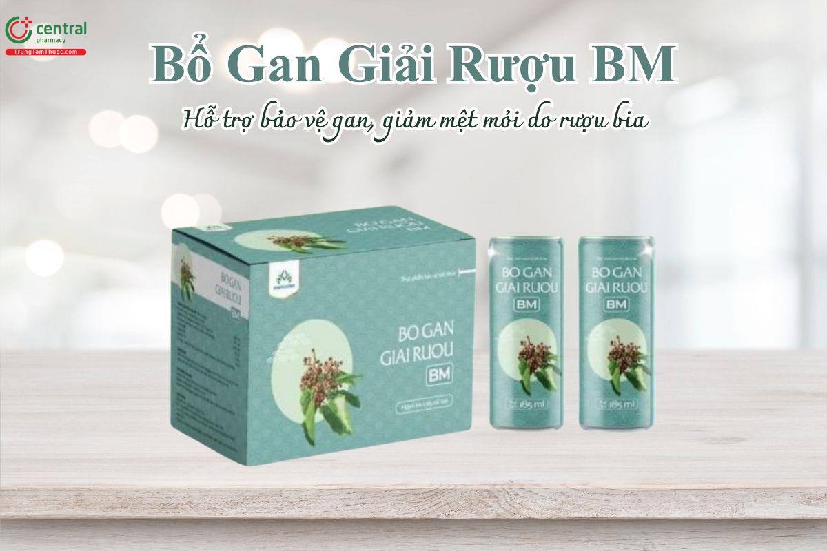Bổ Gan Giải Rượu BM hỗ trợ bảo vệ gan, giảm mệt mỏi do rượu bia