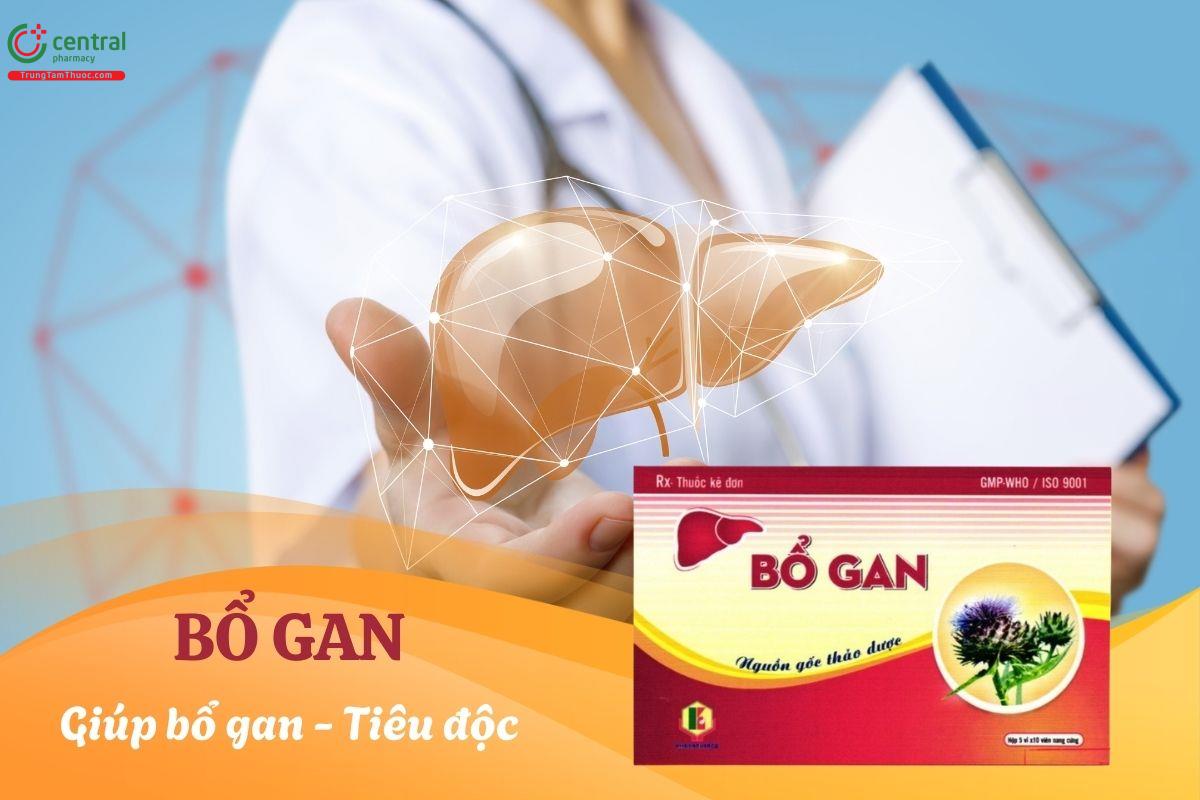 Thuốc Bổ Gan Khải Hà giúp bổ gan, tiêu độc