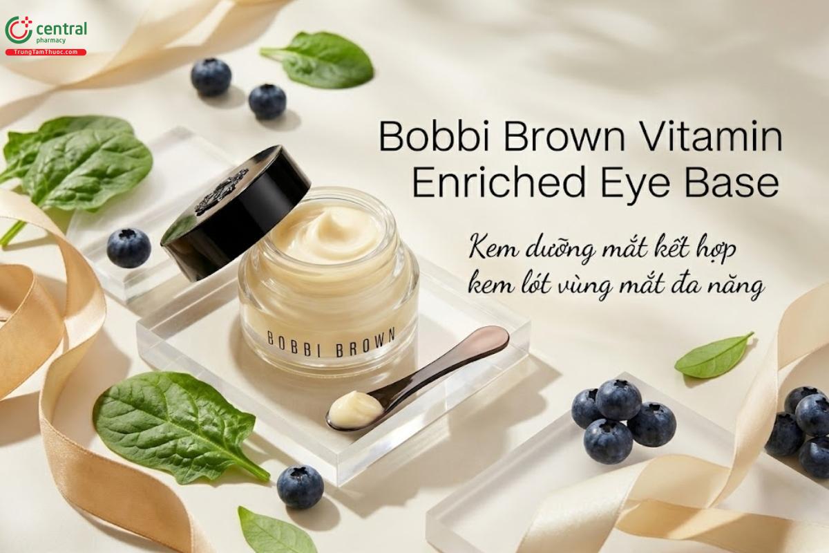 Bobbi Brown Vitamin Enriched Eye Base dưỡng ẩm và làm sáng vùng da mắt