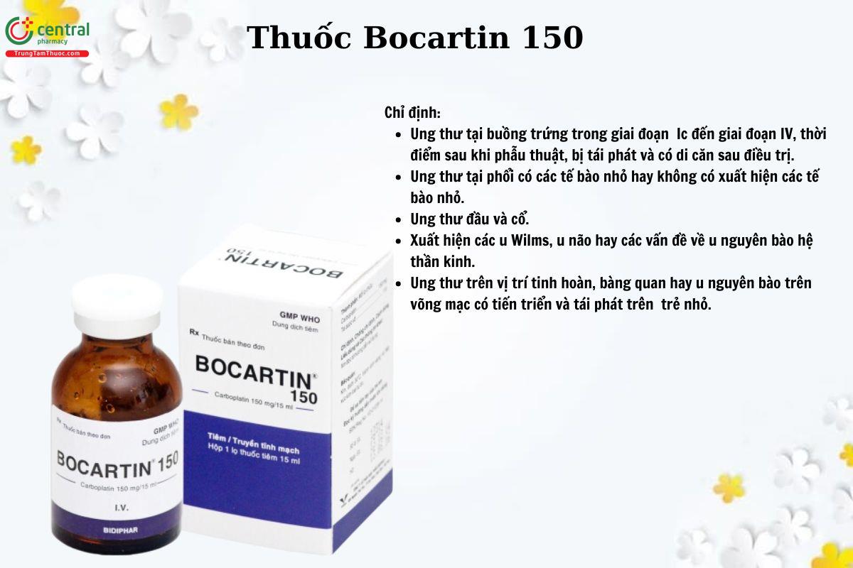 Chỉ định của thuốc Bocartin 150