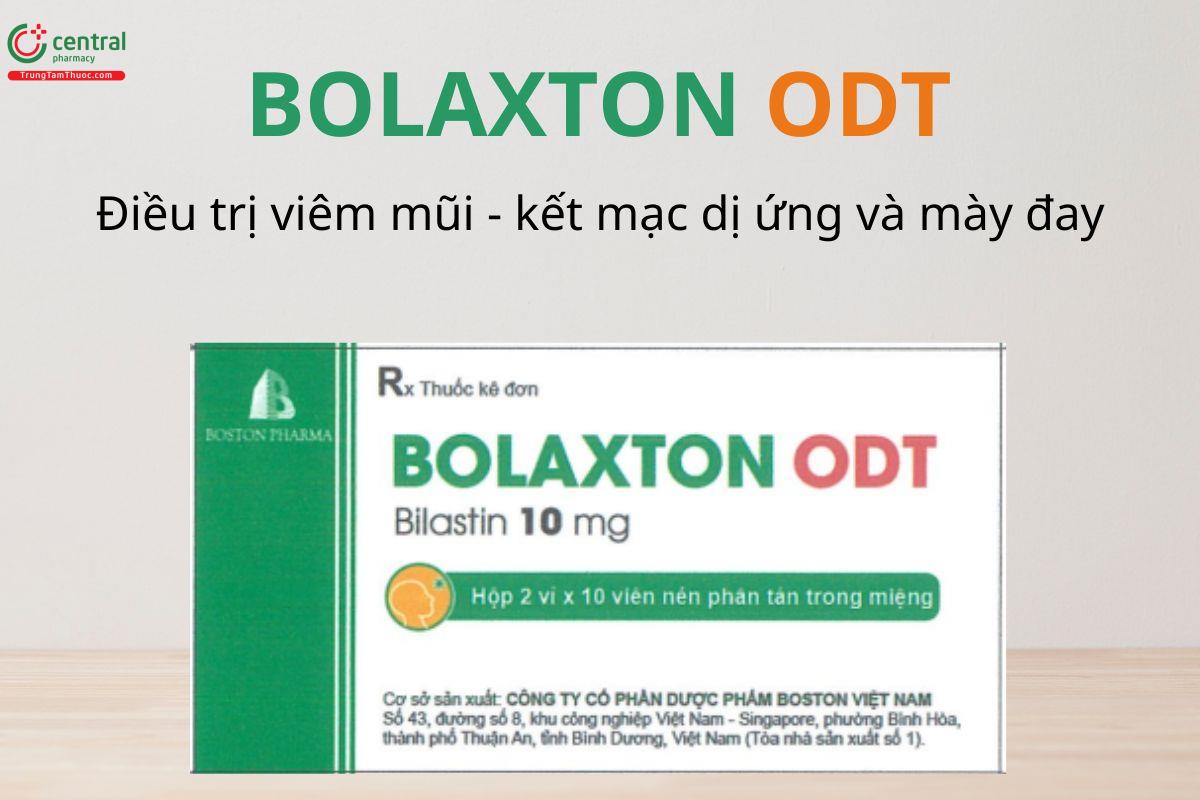 Bolaxton ODT 10mg điều trị viêm mũi, kết mạc dị ứng và mày đay