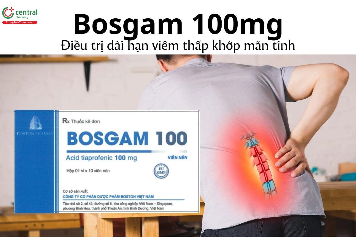Thuốc Bosgam 100mg - Điều trị dài hạn viêm thấp khớp mãn tính