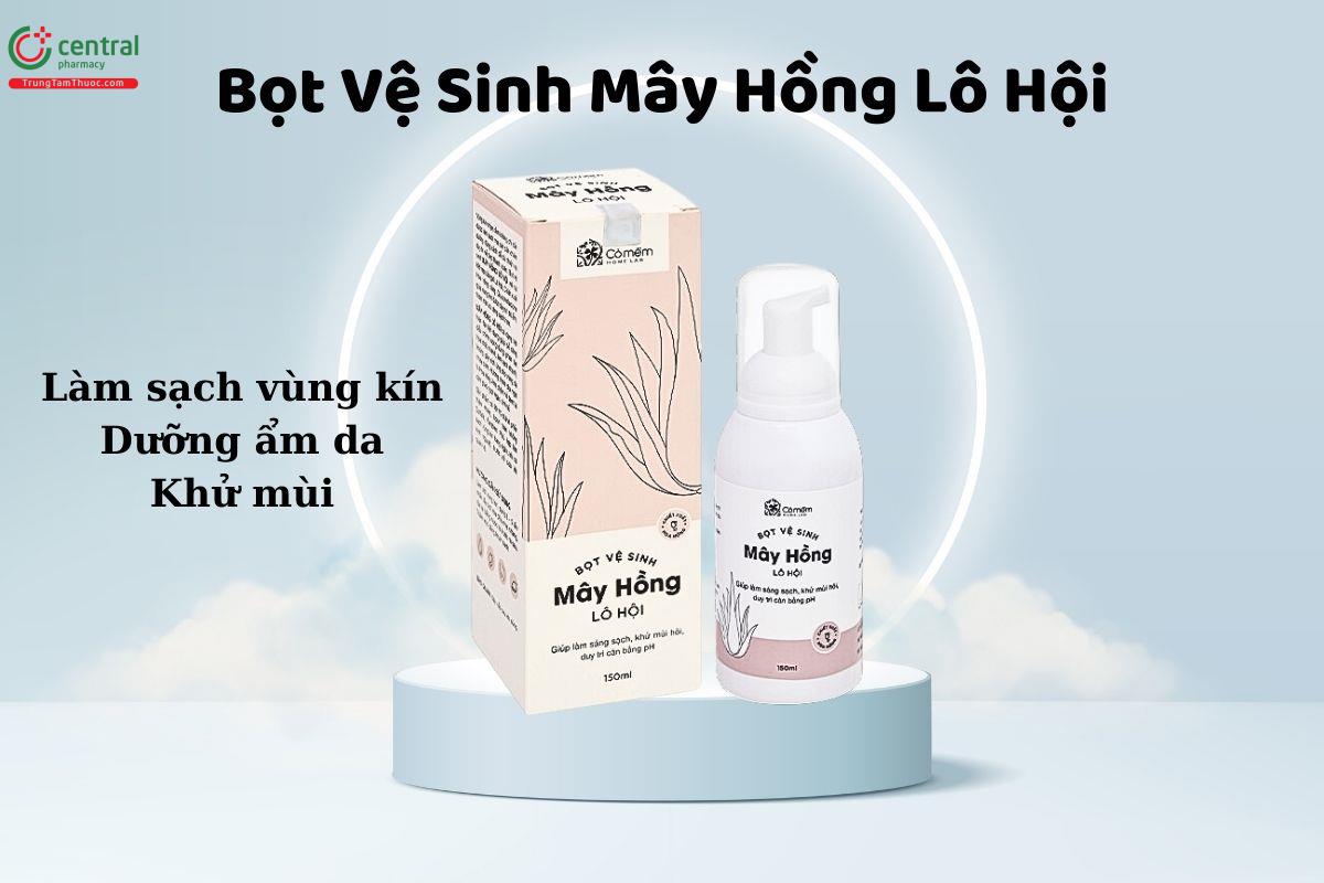 Bọt Vệ Sinh Mây Hồng Lô Hội