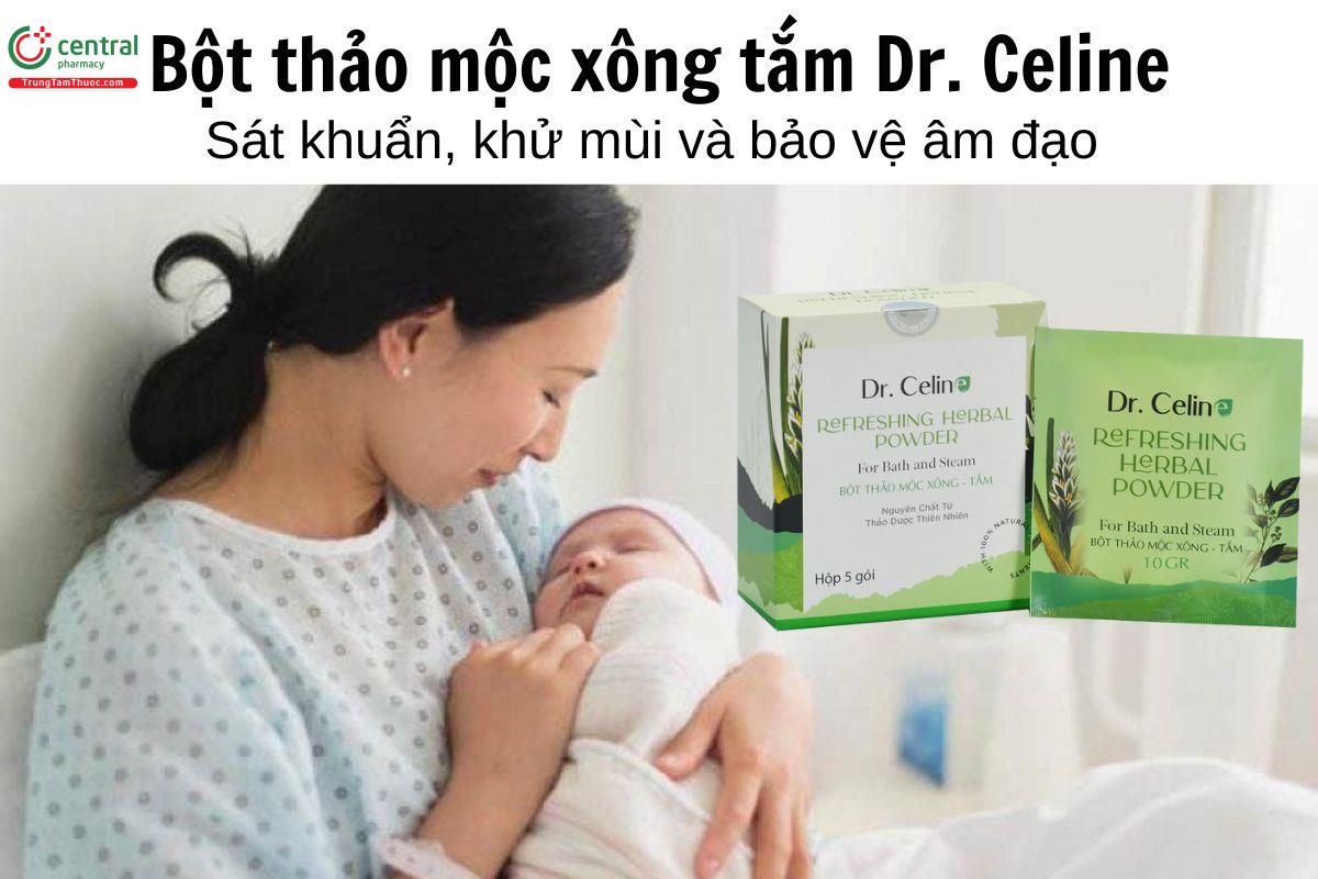 Bột thảo mộc xông tắm Dr. Celine - Sát khuẩn, khử mùi và bảo vệ âm đạo 