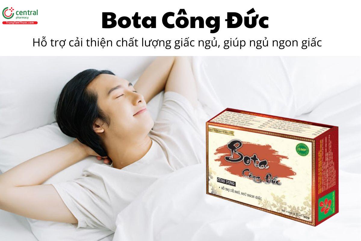 Bota Công Đức - Hỗ trợ cải thiện chất lượng giấc ngủ, giúp ngủ ngon giấc