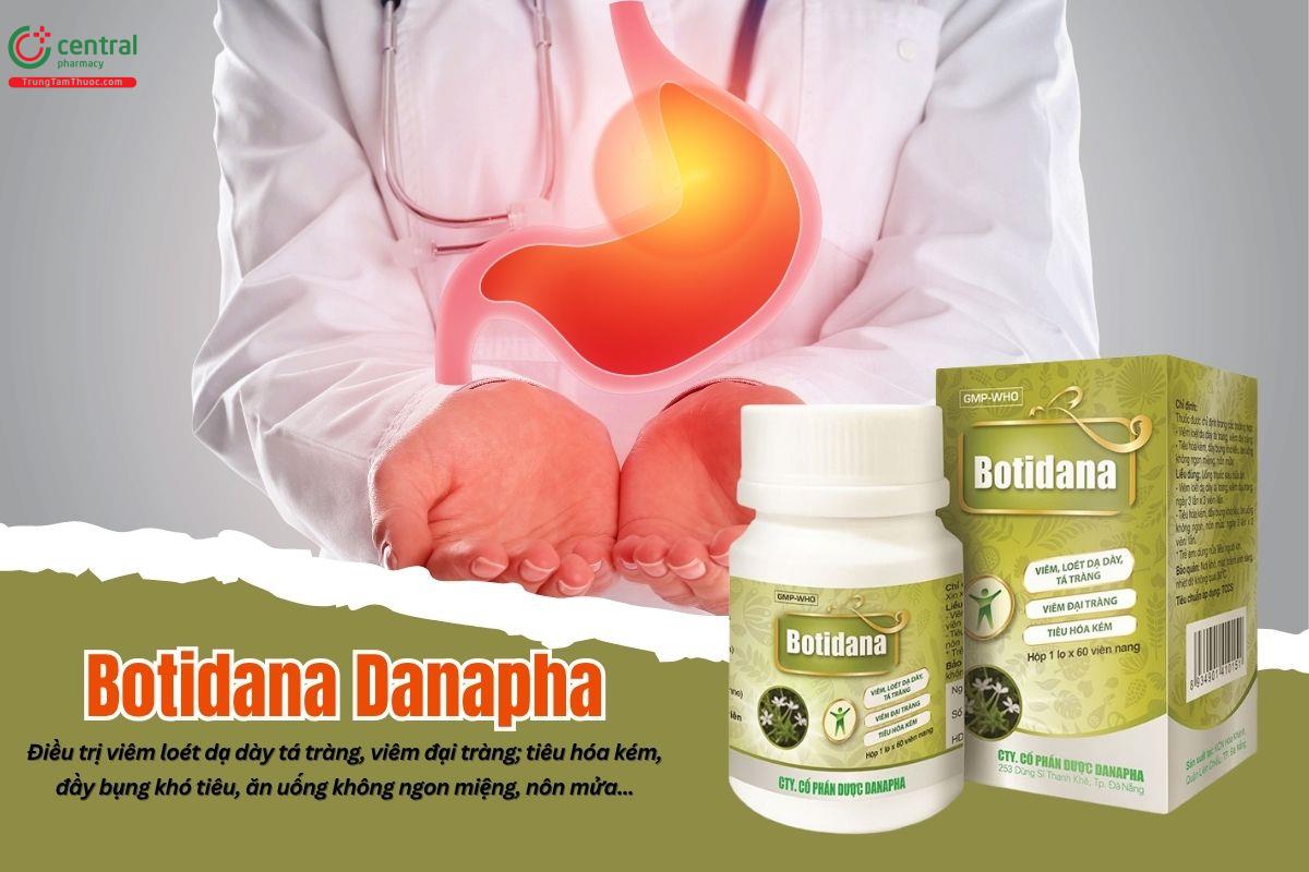 Thuốc Botidana Danapha điều trị các chứng viêm loét đường tiêu hóa
