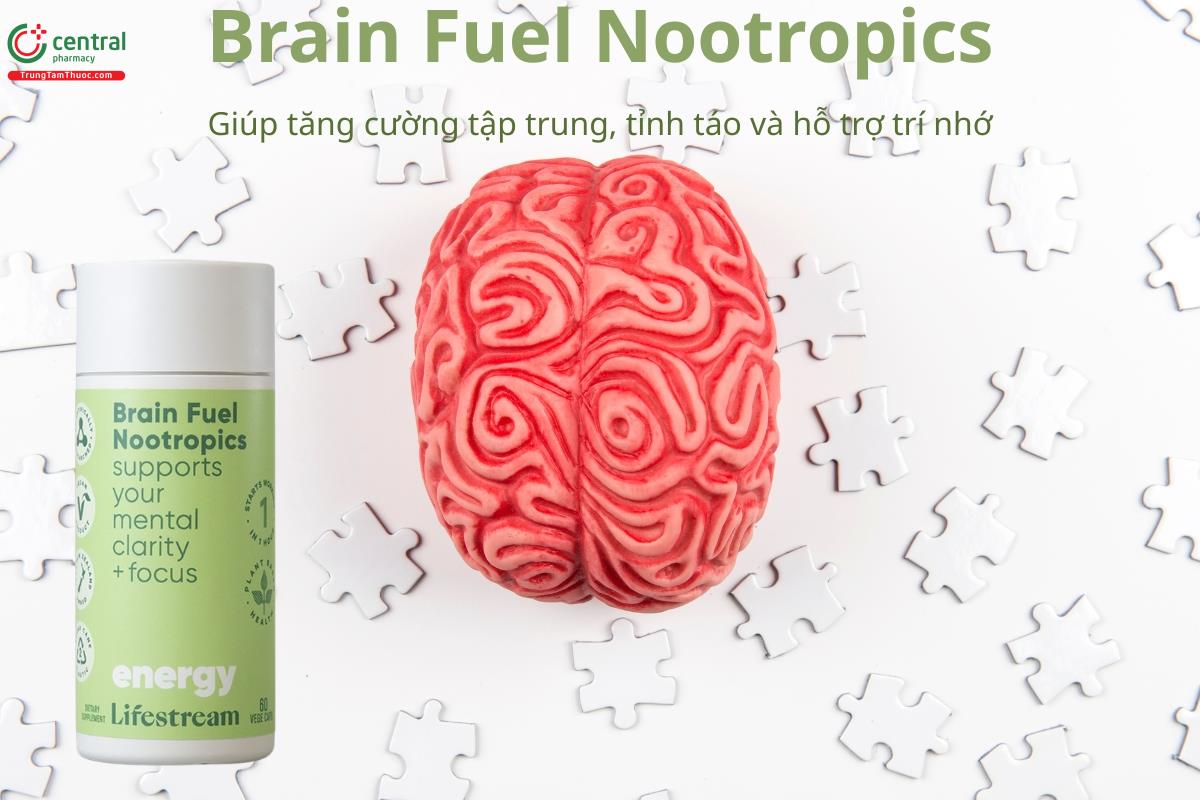 Brain Fuel Nootropics hỗ trợ tăng cường tập trung và hỗ trợ trí nhớ
