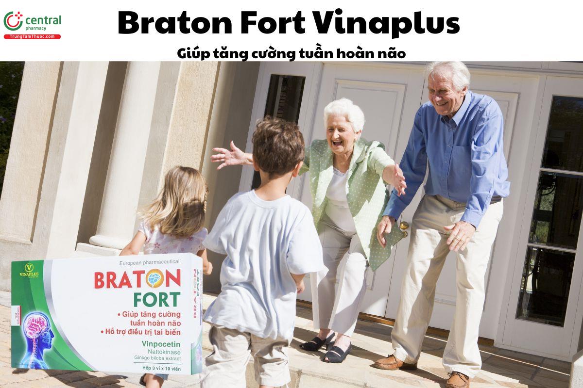 Braton Fort Vinaplus - Giúp tăng cường tuần hoàn máu lên não