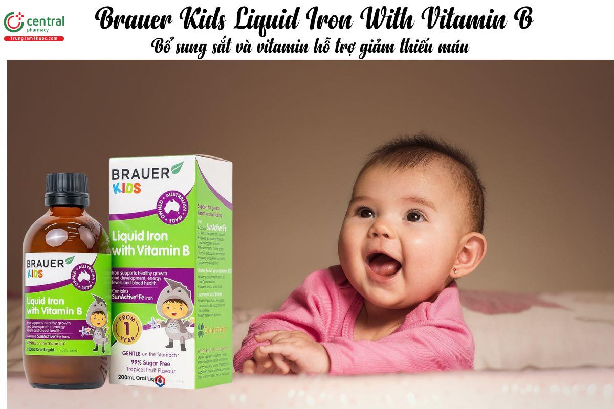 Brauer Kids Liquid Iron With Vitamin B tác dụng