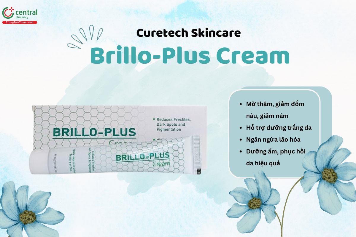 Brillo Plus Cream giảm nám, tàn nhang, giúp da sáng khỏe tự nhiên