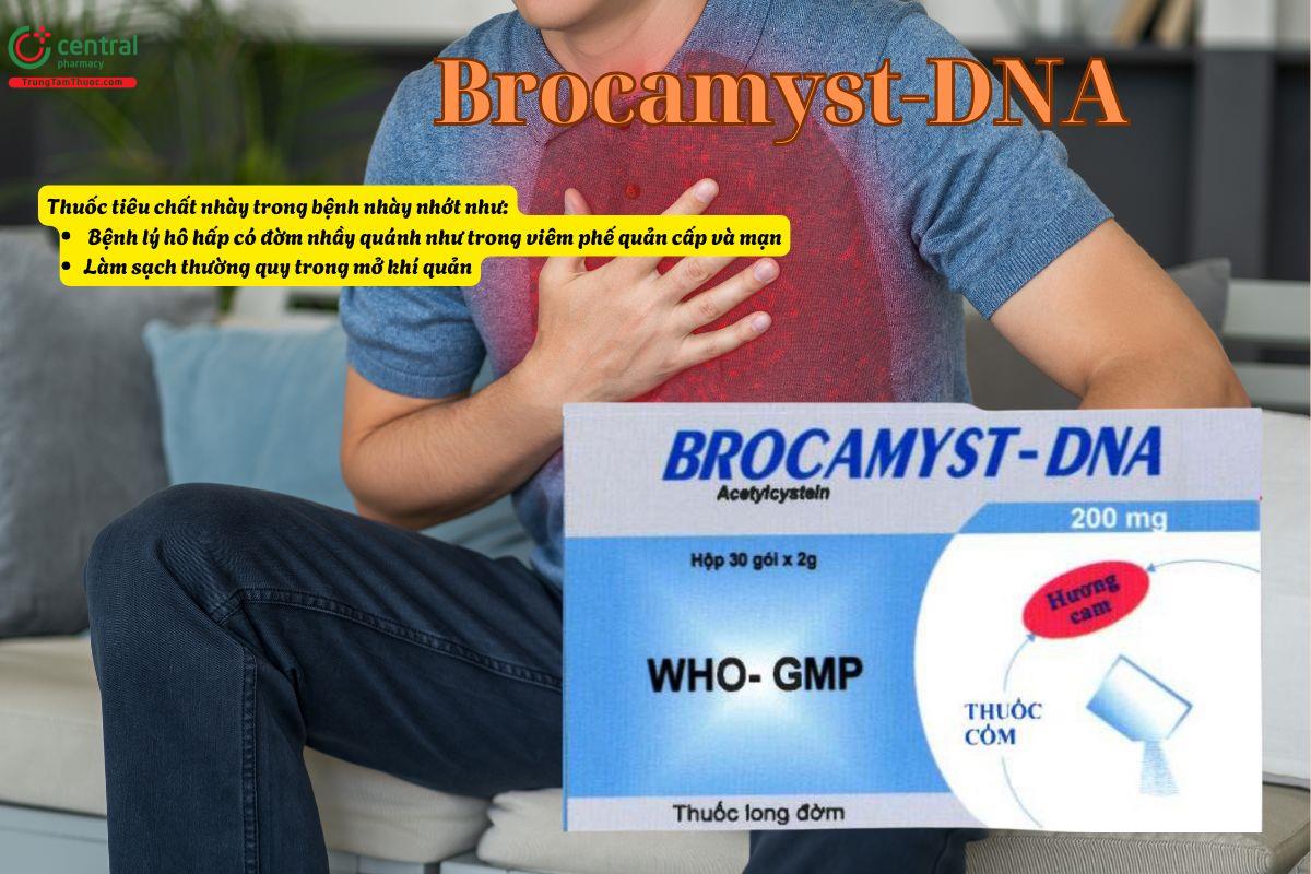 Thuốc Brocamyst-DNA giúp tiêu đờm nhầy trong bệnh viêm phế quản