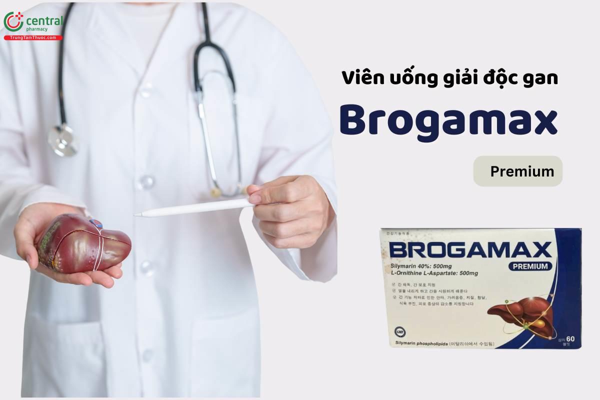 Brogamax Premium thanh lọc, giải độc và phục hồi chức năng gan