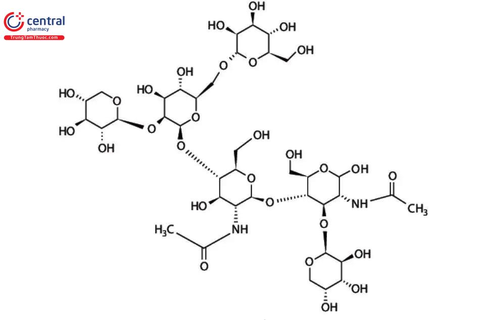 Công thức cấu tạo Bromelain