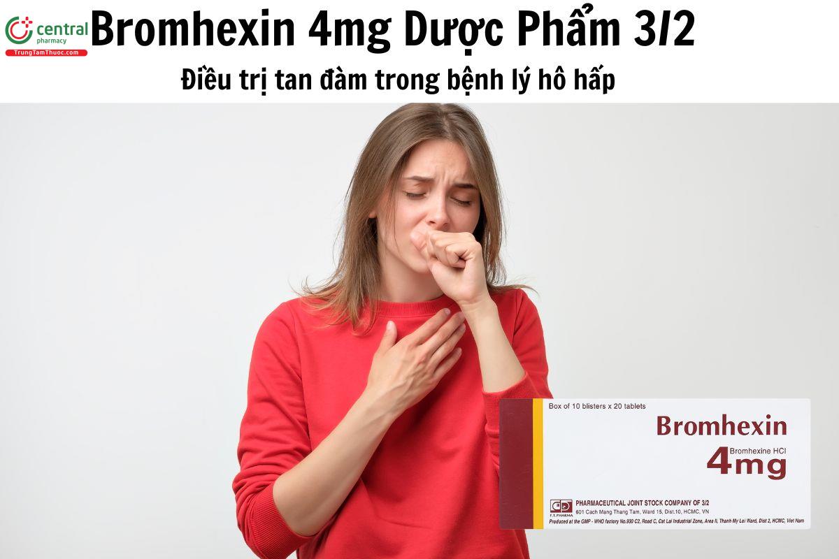 Chỉ định Bromhexin 4mg Dược Phẩm 3/2