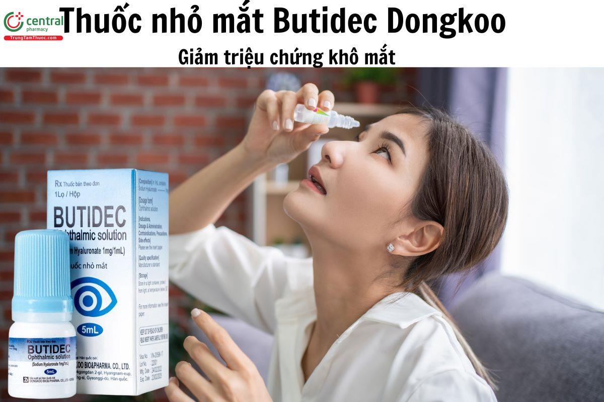 Chỉ định Thuốc nhỏ mắt Butidec 5ml