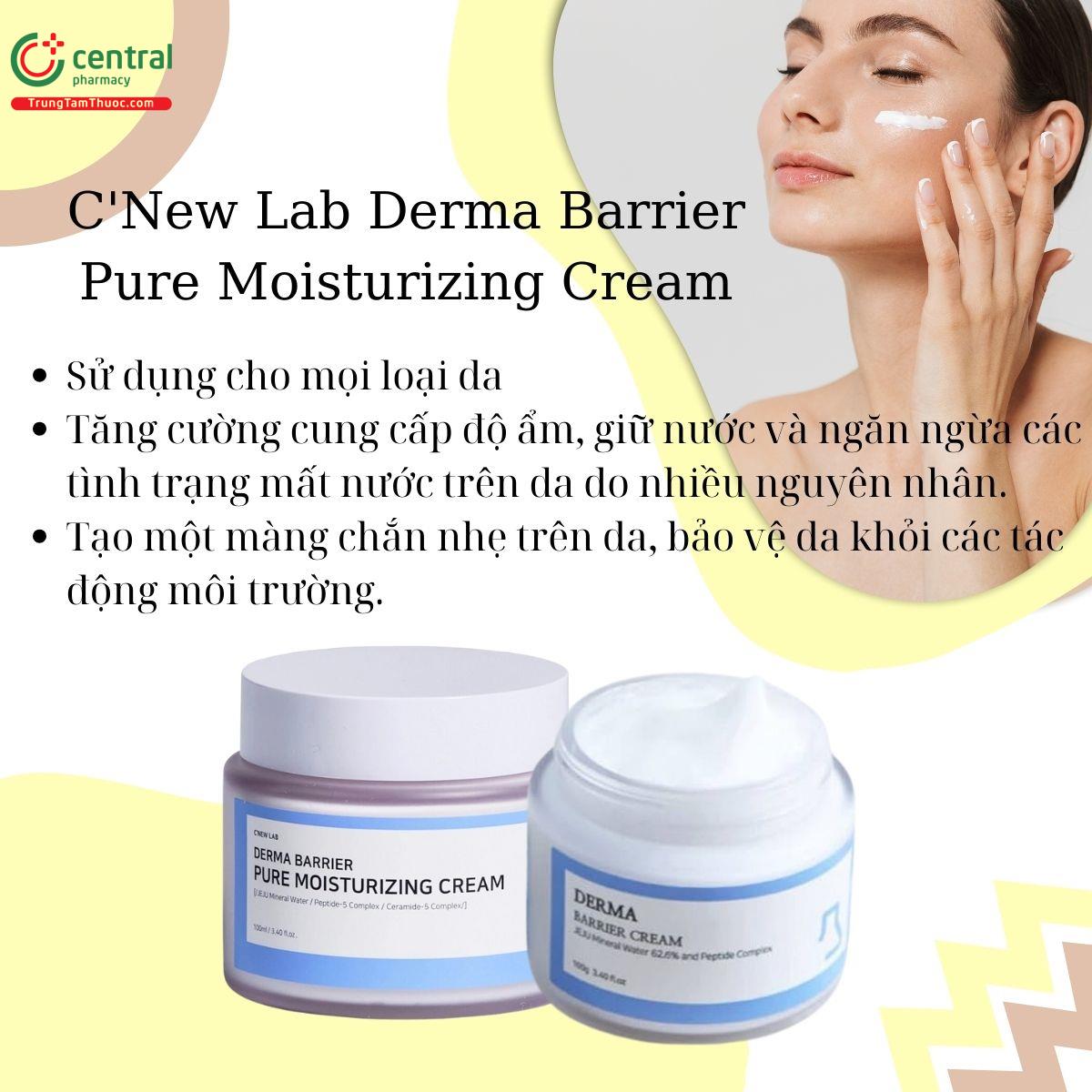 Công dụng của C'New Lab Derma Barrier Pure Moisturizing Cream