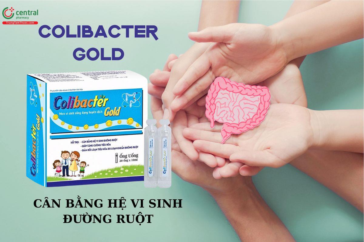 Colibacter Gold hỗ trợ cân bằng hệ vi sinh đường ruột