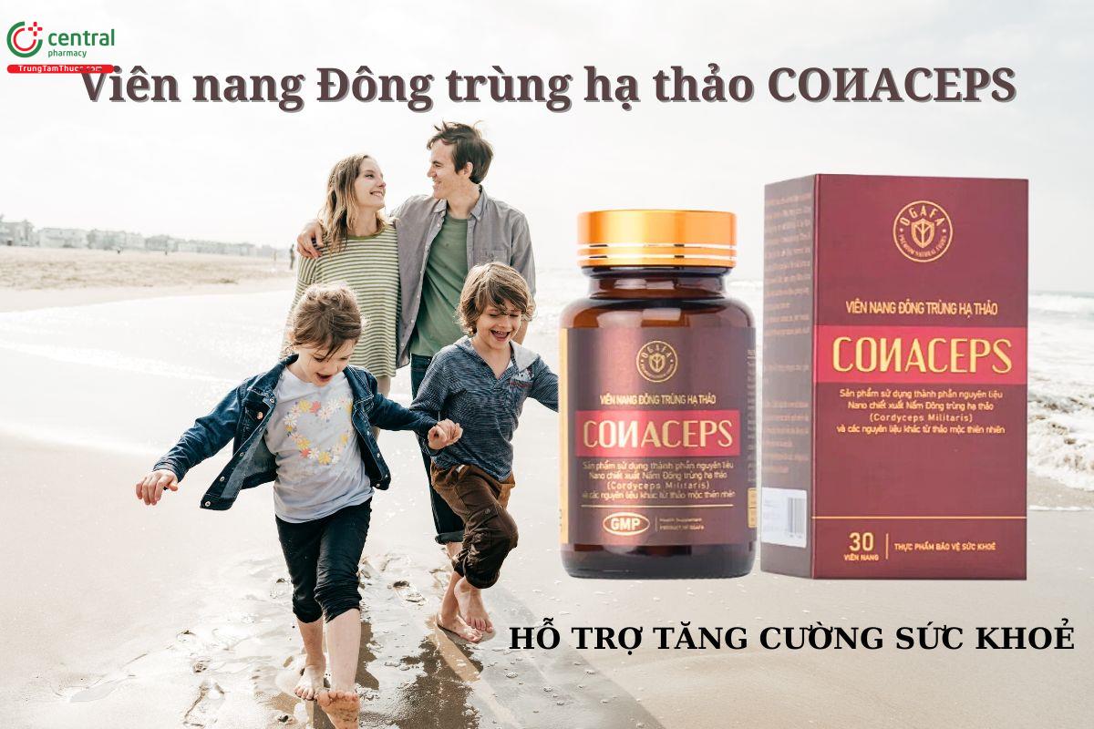 Viên nang Đông trùng hạ thảo COИACEPS hỗ trợ tăng cường sức khỏe