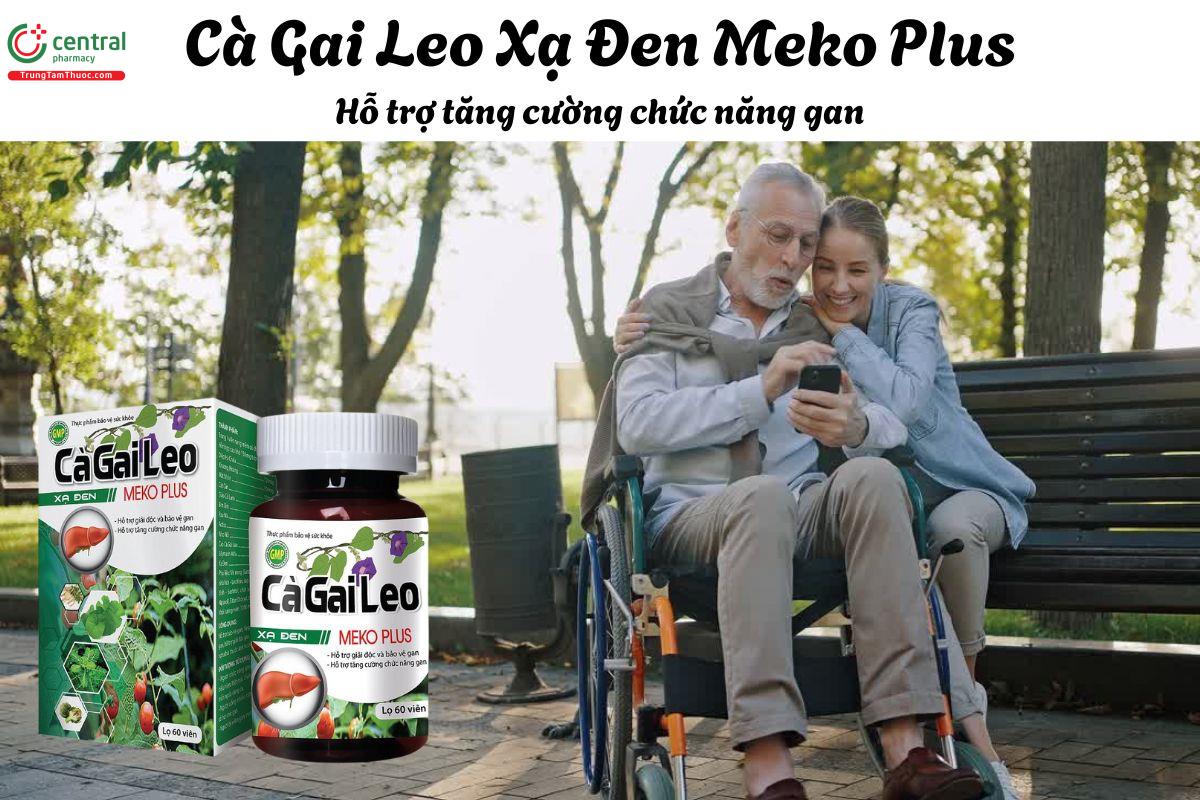 Cà Gai Leo Xạ Đen Meko Plus - Giúp cải thiện chức năng gan