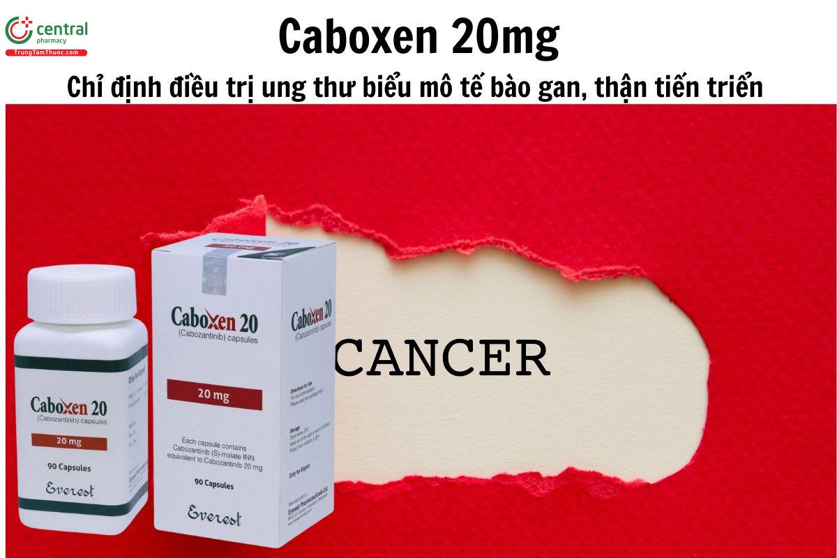 Chỉ định của Caboxen 20mg