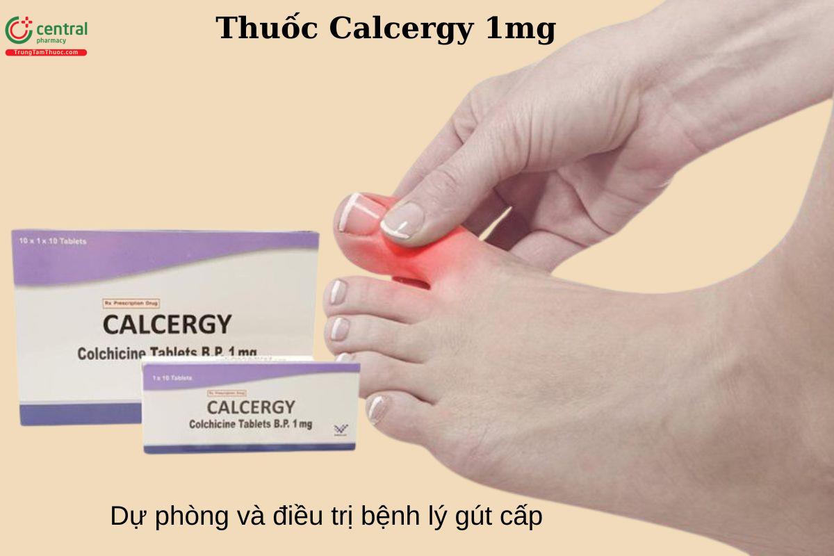 Chỉ định của thuốc Calcergy 1mg